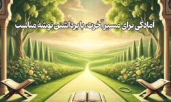 آمادگی برای مسیر آخرت با برداشتن توشه مناسب